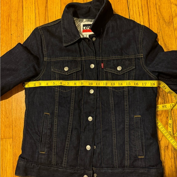 New (used once for 40 min dawn filed reversible Levi's winter jacket Size S - Picture 9 of 12